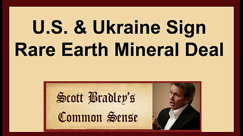 U.S. & Ukraine Sign Rare Earth Mineral Deal