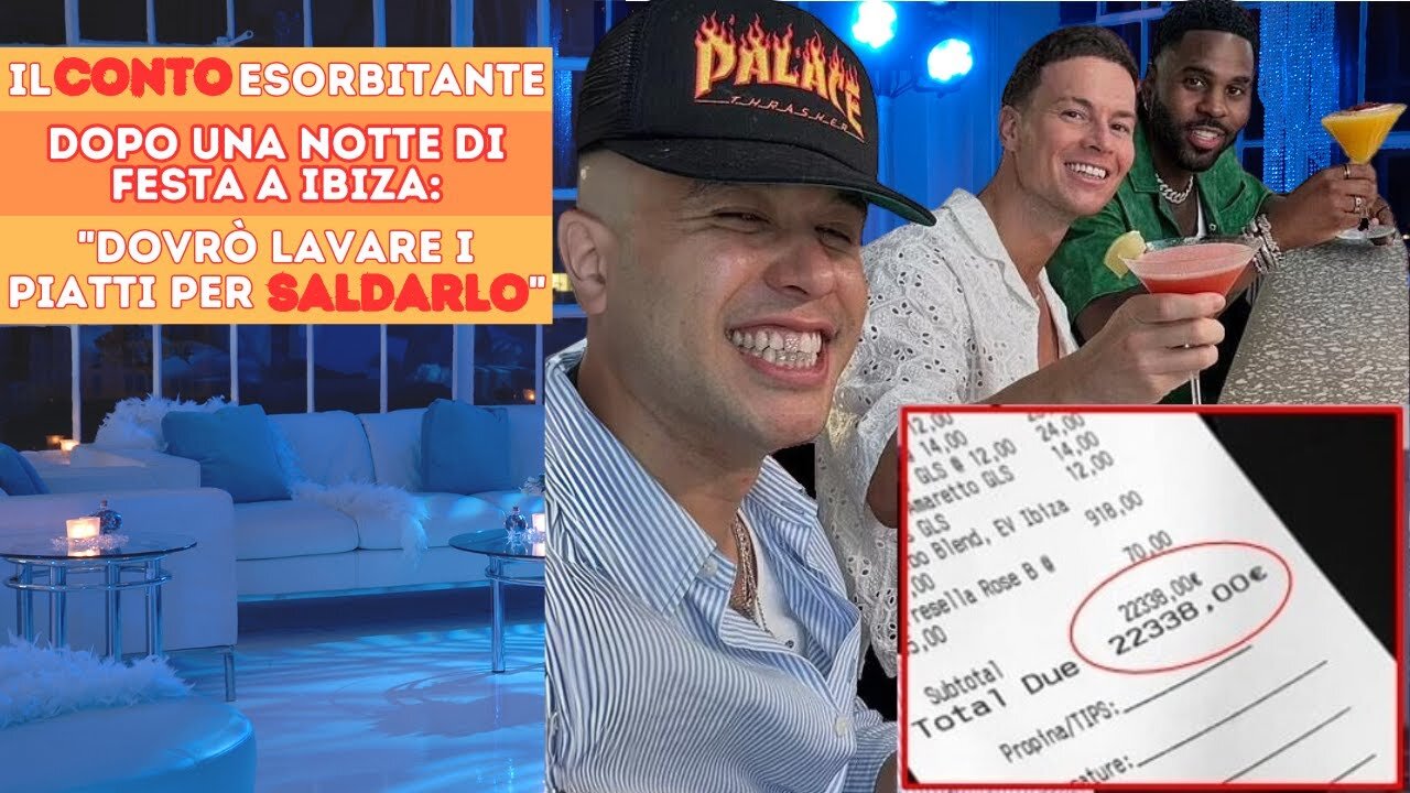 Lo scontrino FOLLE dopo la notte alcolica: Guardate la reazione di questo noto DeeJay