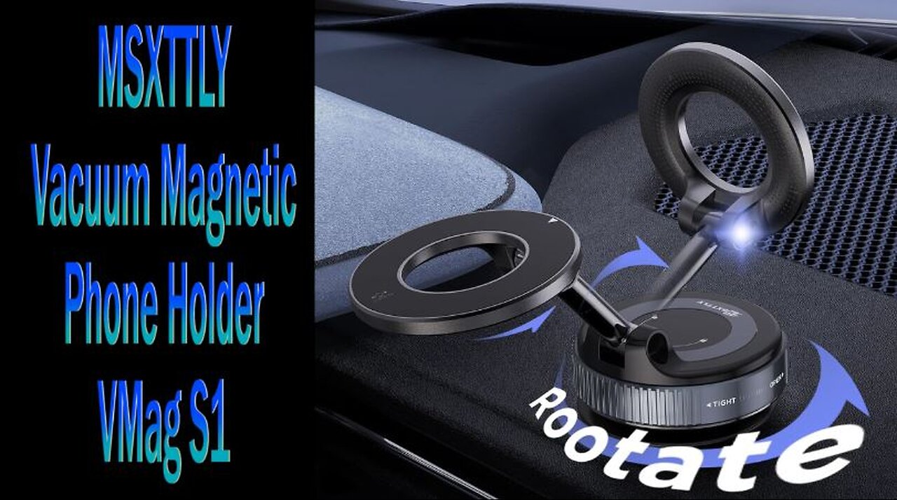 MSXTTLY Magnetic Mount Phone Holder VMAG S1