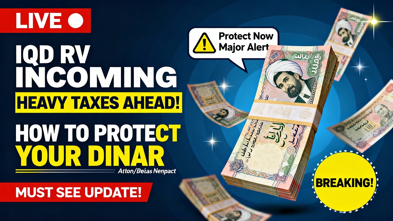 🚨 IQD RV Incoming — Heavy Taxes Ahead! How to Protect Your Dinar 💥 💥 Iraqi Dinar News Today