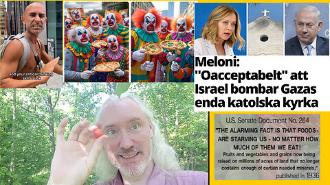 Pizzagaffel-clowner. Barnplågarläkare. Studie: Ägg bäst. Lutnick-kontext. Toledo 711 - SD 2026!