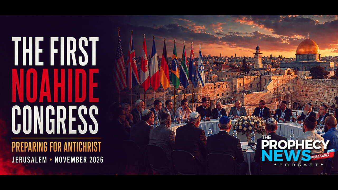 THE PROPHECY NEWS PODCAST: The First International Congress of Noahides In Jerusalem