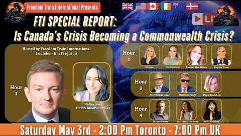 Liz Gunn with Shadoe Davis, Lisa Miron & Alex Newman | Freedom Train International - May 4th