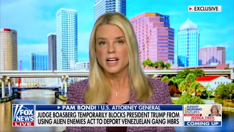 Pam Bondi vows out of control Judge Boasberg won't win