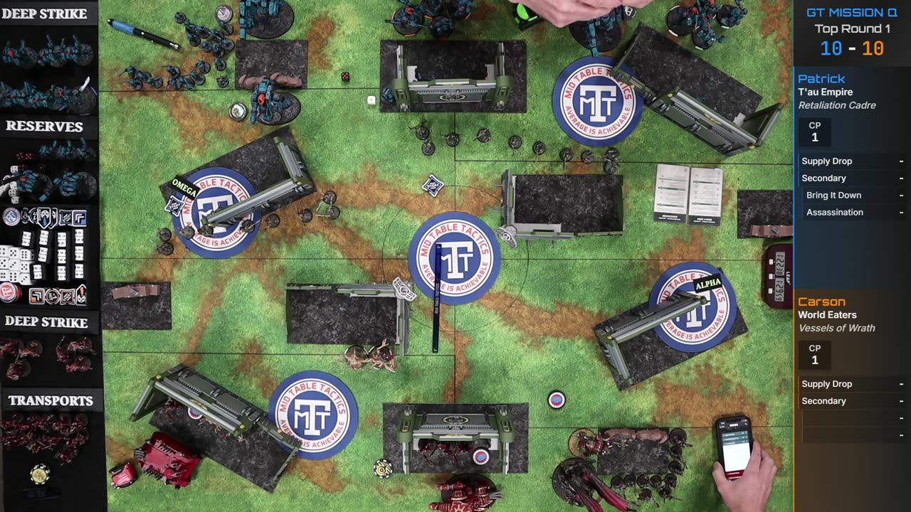Warhammer 40k Battle Report: World Eaters VS T'au Empire