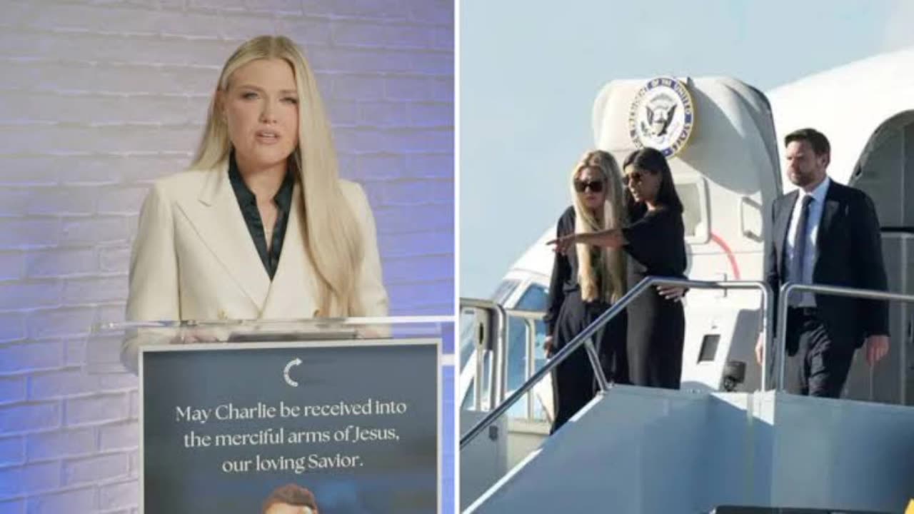 'I will never let your legacy die' - Charlie Kirk's widow gives tearful address after shooting