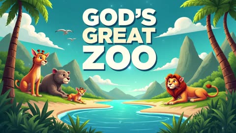 God’s Great Zoo 🐘 | Kids Worship Song About God’s Creation | Little Lamb Studios