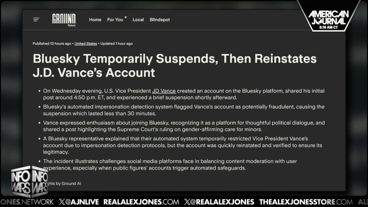 Bluesky Temporarily Suspends