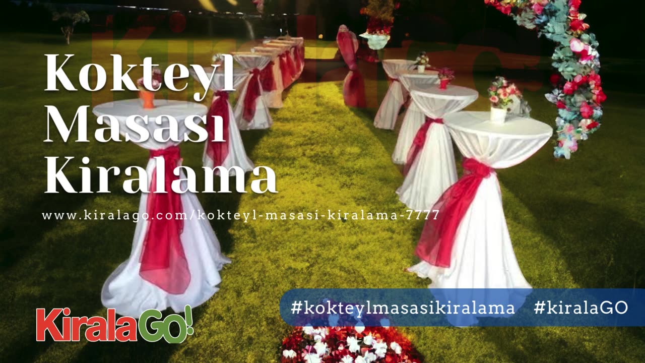 Kokteyl Masası Kiralama