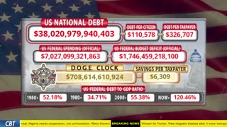 DOGE Clock Live: US Debt Tracker, DOGE Savings & Breaking News