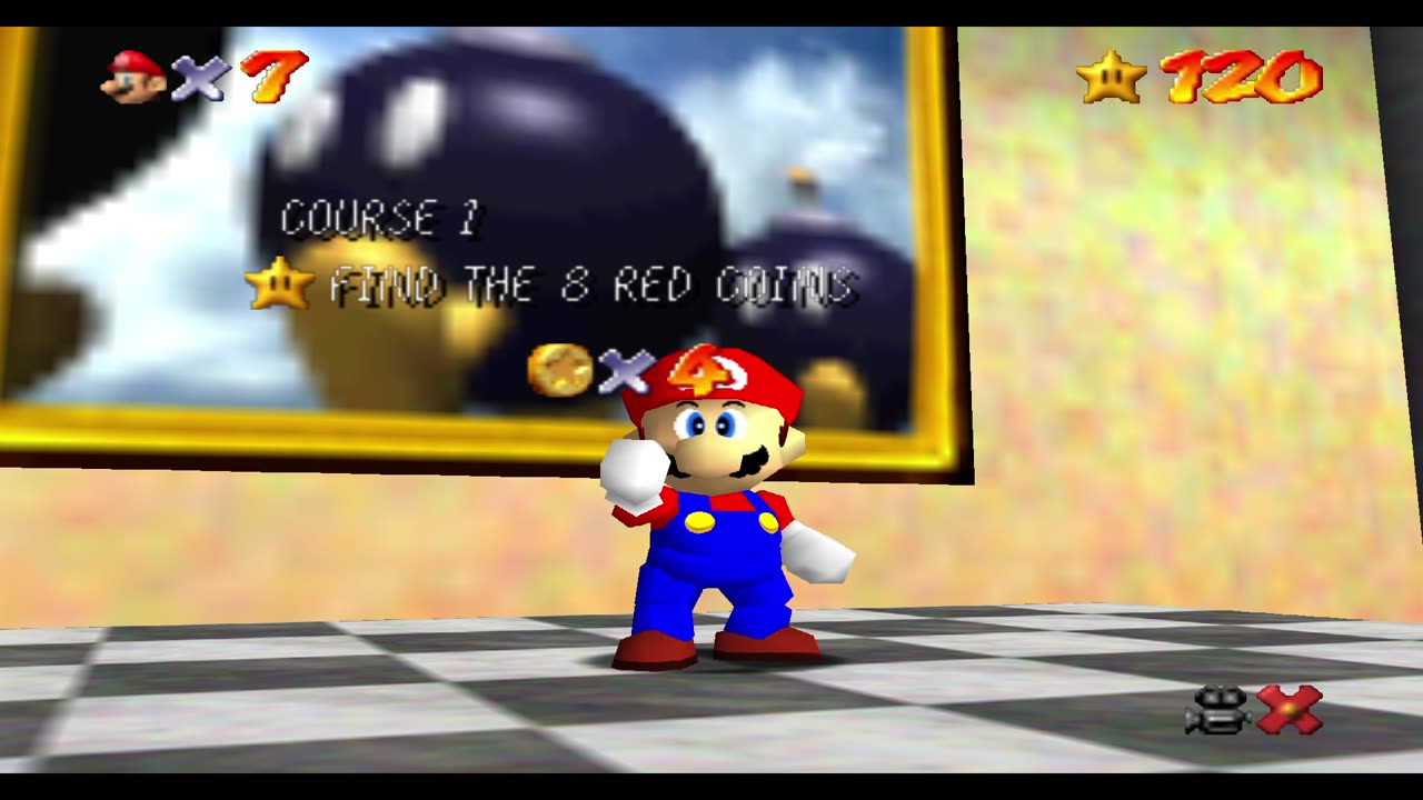 Super Mario 64 [Remaining RA] - Red Challenge on the Battlefield [NC]
