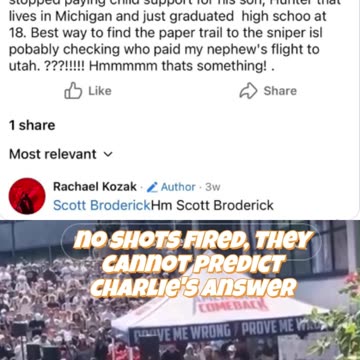 HUNTER'S Aunt commented on CHARLIE KIRK'S ASSASSINATION 9/10/2025