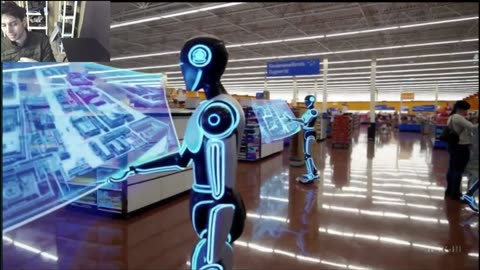 Outtake #1,170 Of The Robots Working At A Walmart Supercenter Fake Funny Parody Video