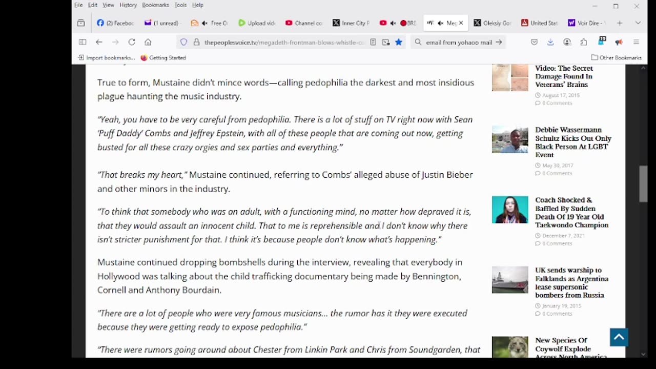 Megadeth Frontman Blows Whistle: Cornell and Bennington Were ‘Executed’ To Stop Child