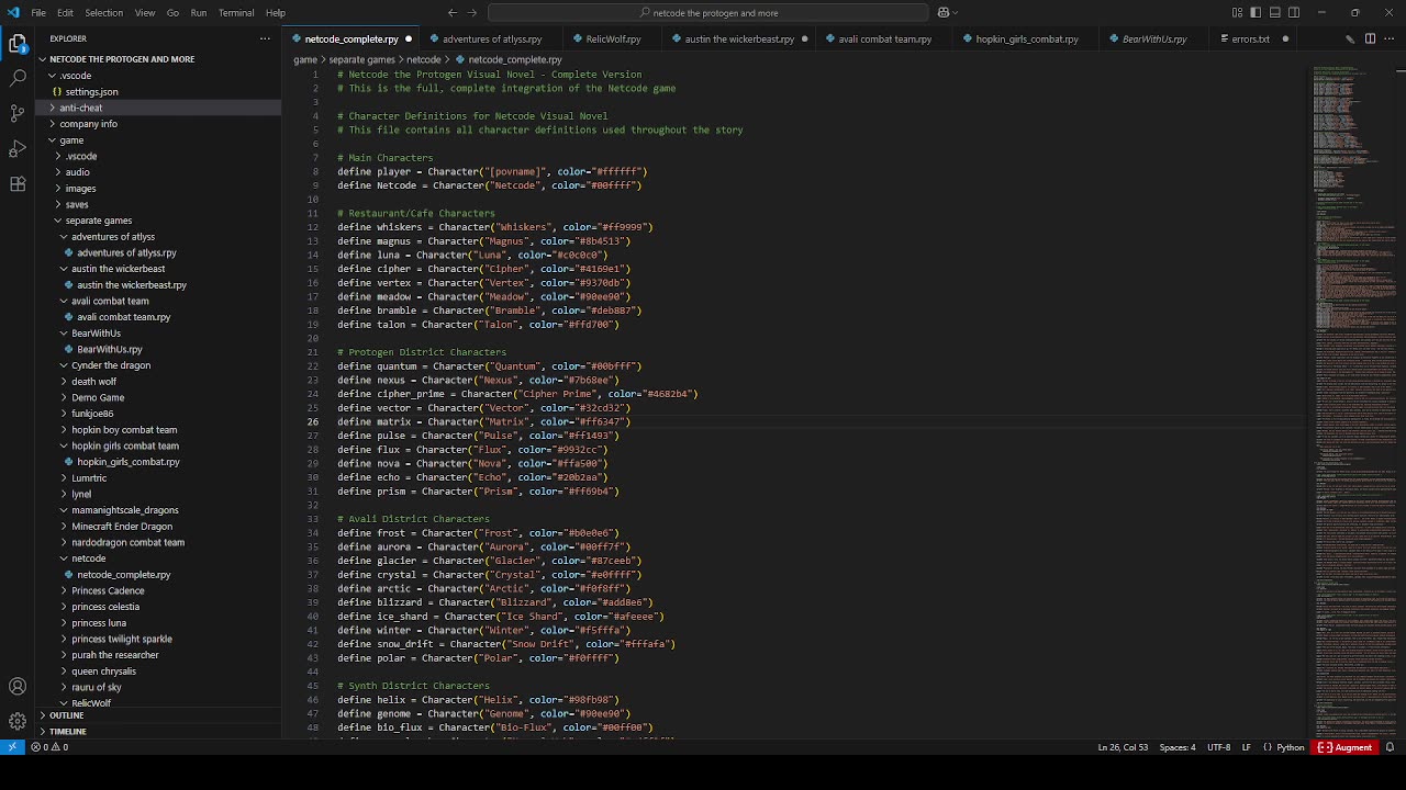game development on netcode the protogen