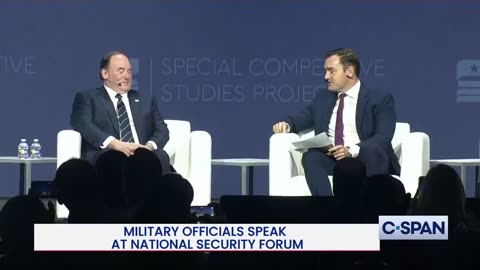 How did they get so close to the Sec of the Navy at a NATIONAL SECURITY FORUM?