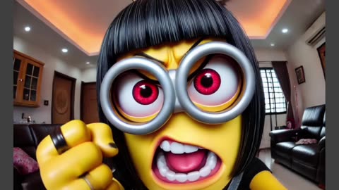 Agnes exposed her cheating dad Gru in A crazy way...... #funny #memes
