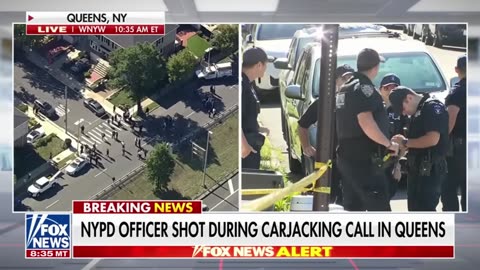 Fox News - NYPD Cop Shot In SHOCKING Queens Carjacking