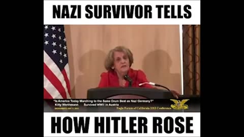 91 Year-Old Nazi Survivor Explains How Hitler Used Socialism to Rise to Power