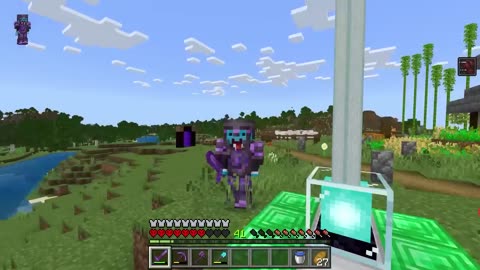 ISurvived100Days in BEDROCK Minecraft Hardcore!