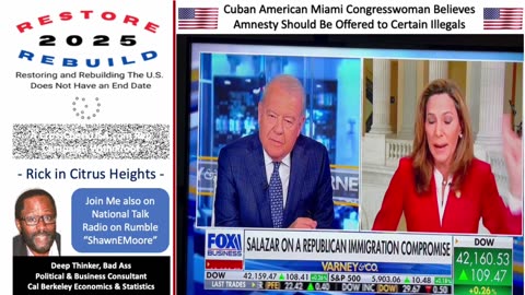 Cuban American Miami Congresswoman Wants Amnesty for Illegals For Certain Conditions