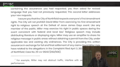 Confrontational Evangelism: Northfield Police and the First Amendment