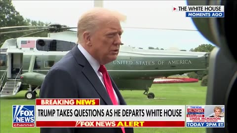 REPORTER: "Are you considering attacking the cartels inside of Venezuela?" TRUMP: