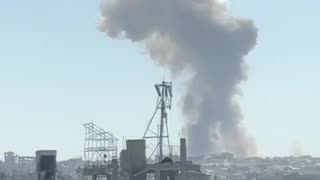 Report on the explosion of a residential compound in Khan Yunis