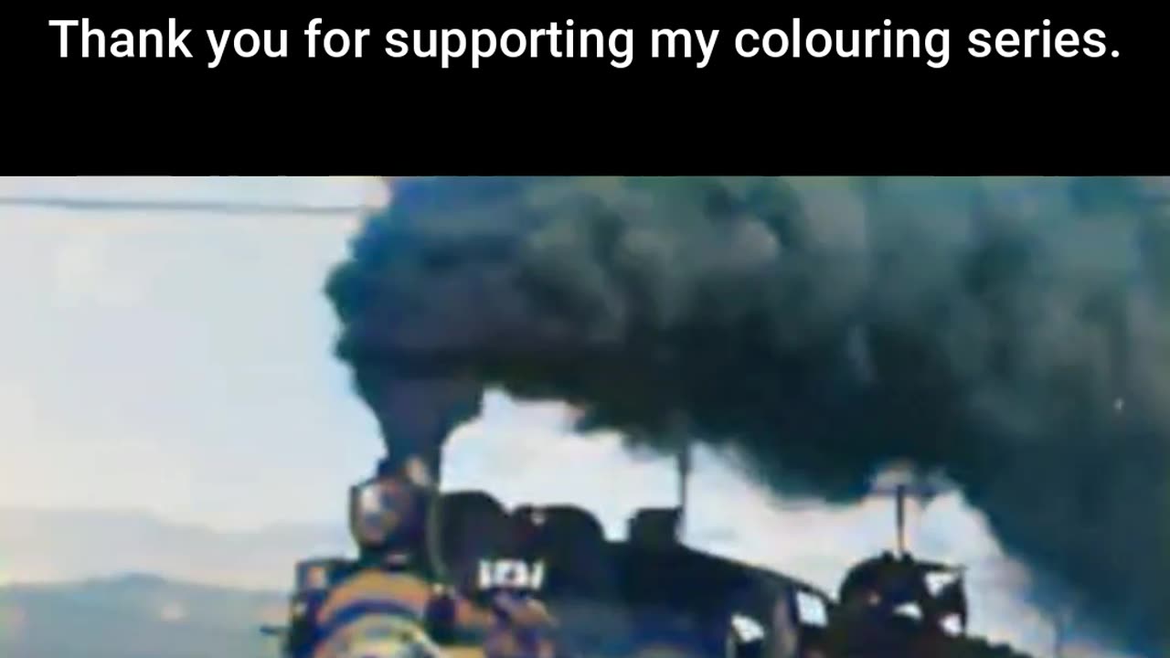 Derailment Hollywood Train Crash Stunt #ColourisedHistory