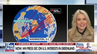 Leavitt opens up on Trump’s Greenland push