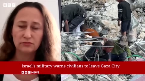 Israel’s military warns civilians to leave Gaza City | BBC News