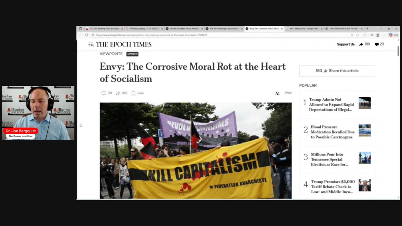 Will envy be the doom of capitalism?