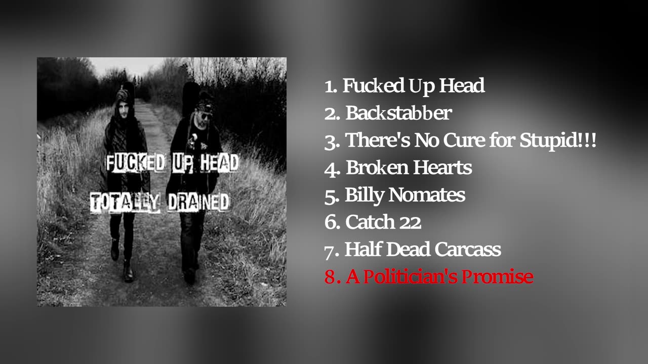 TOTALLY DRAINED - F#*%ed Up Head (OFFICIAL ALBUM STREAM)