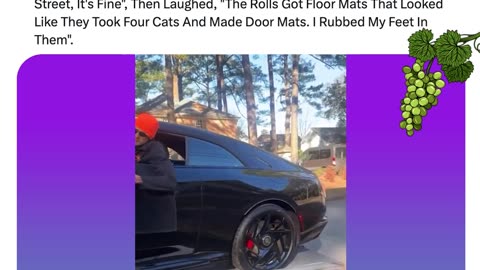 Pharrell Stuns Pusha T With Rolls Royce; Pusha Jokes About Street Drop Off And Wild Floor Mats.