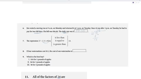 GED Prep Exercises 1