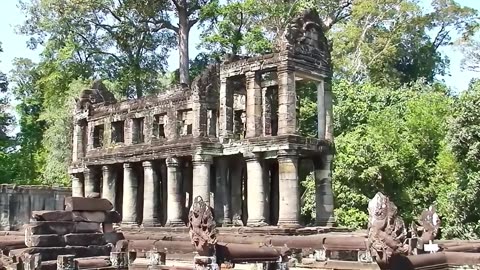 Abandoned Temple Of Preah Khan - Ancient Mystery Of The Lost Ruins Cambodia