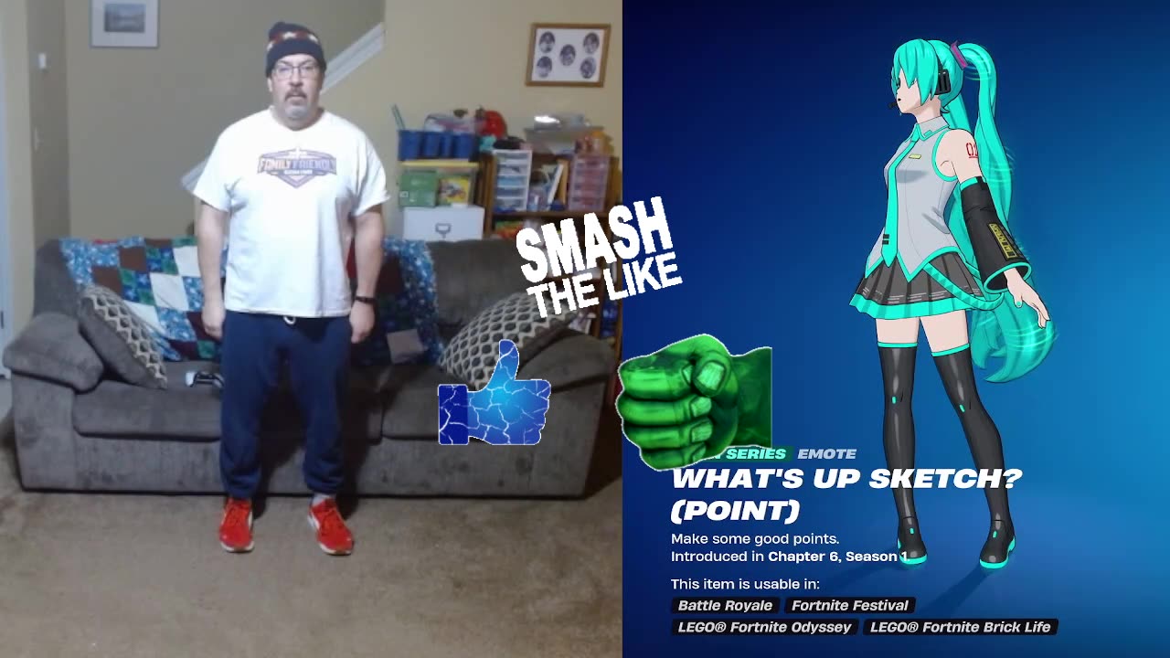 FFG Dance Fortnite Emotes What's Up Sketch Point