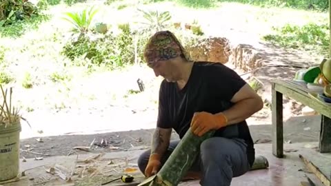 Expat in the Philippines | Bamboo Craft at the Farm 🎋 DIY Farm Life