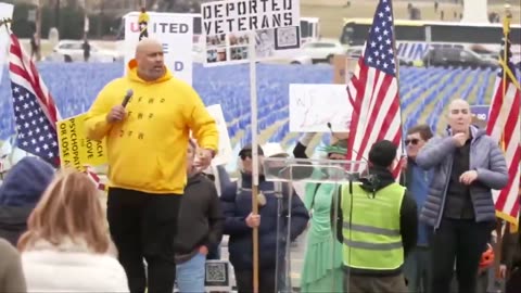 Capitol “Police Officer” Harry Dunn is having an absolute meltdown right now protesting Trump: