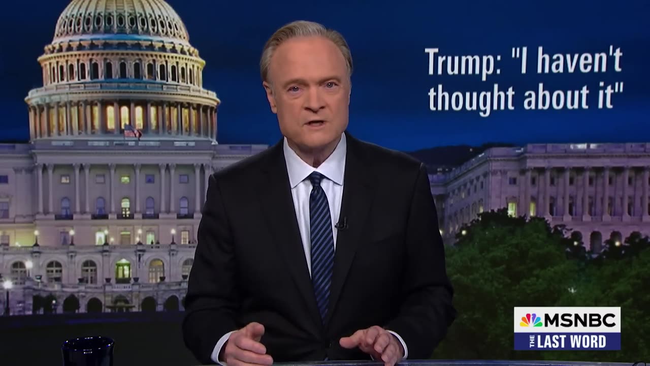 Lawrence.today trump proved there is no way he can fake sounding smart about any thing.