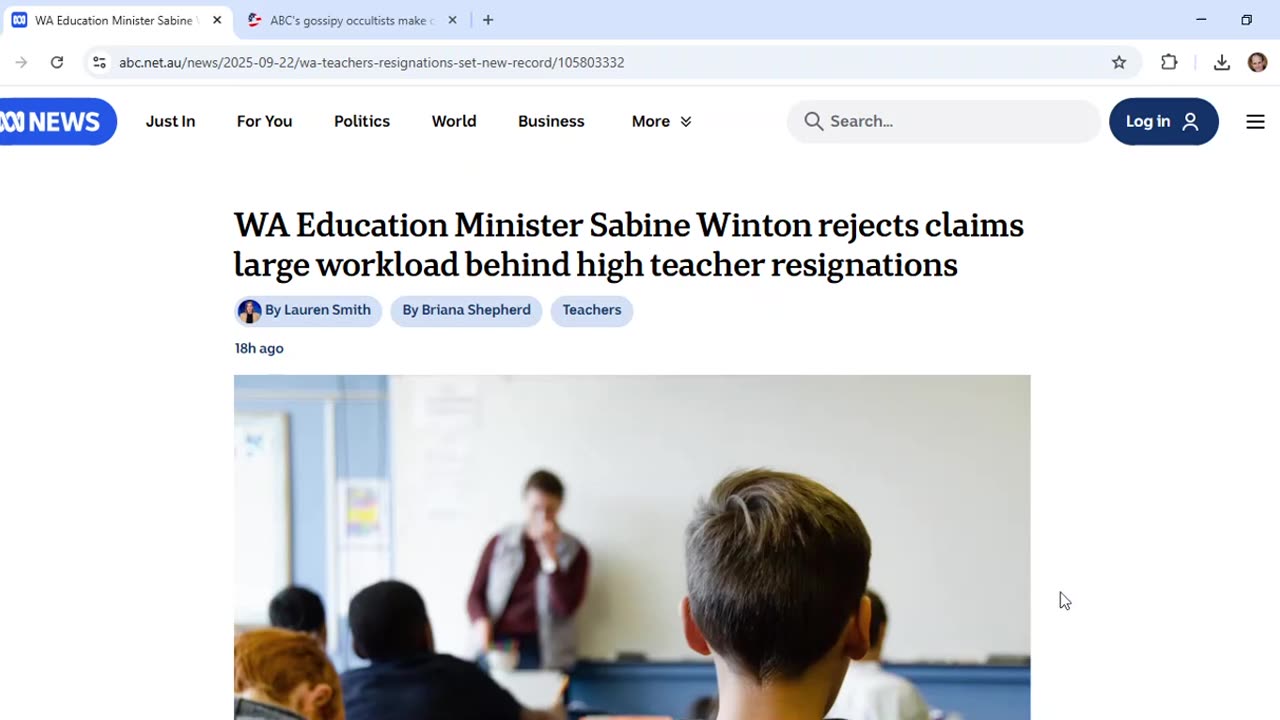 ABC tries to get a win for the Clintons with story featuring Sabine Winton
