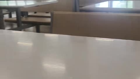 Having breakfast in the canteen of a Chinese university.