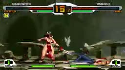 Terry vs Mai: Online Match -- SNK vs Capcom: SVC Chaos