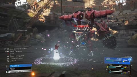 Final Fantasy VII Rebirth – Playthrough 50 | Batalla contra Scarlet y el Crimson Mare MkII