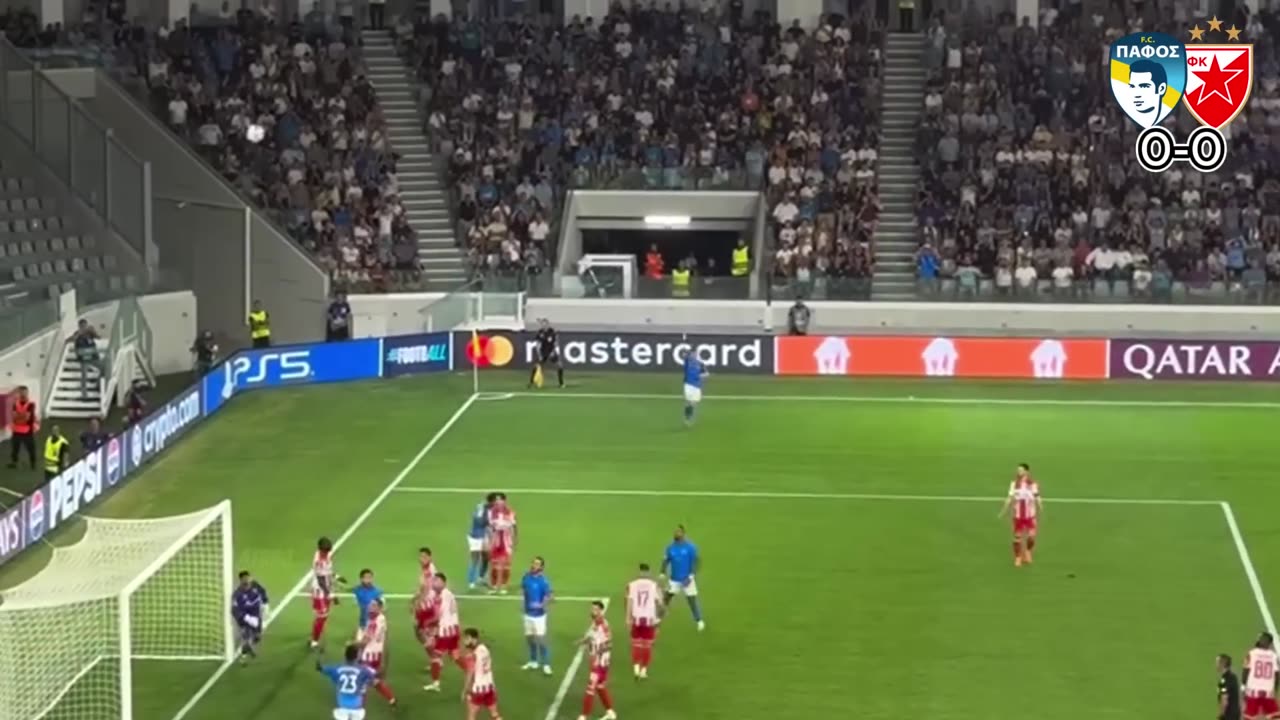 Pafos v Crvena zvezda Highlights