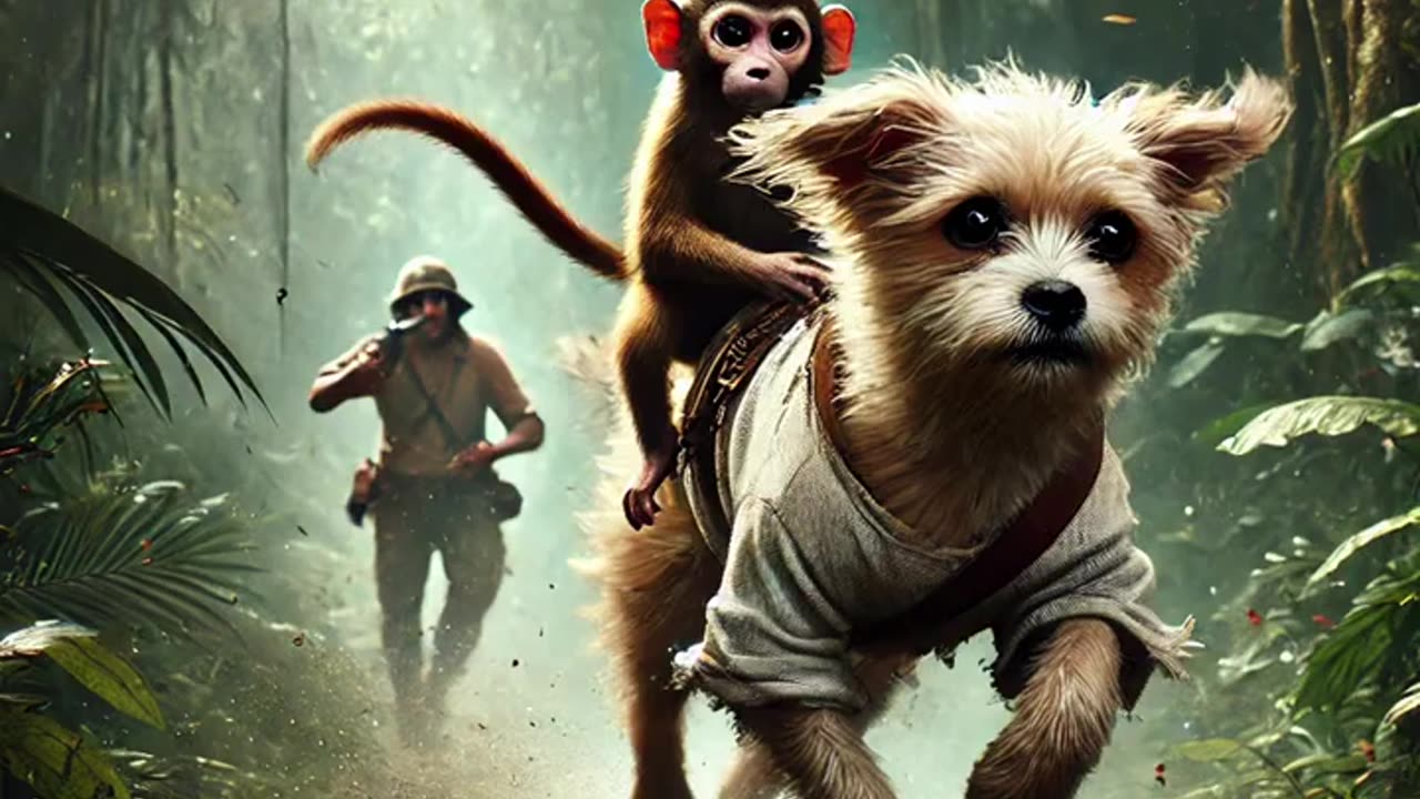 The Unlikely Hero: How a Monkey Rescued a Dog