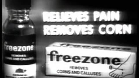 Commercial - Freezone Corn Remover 1962