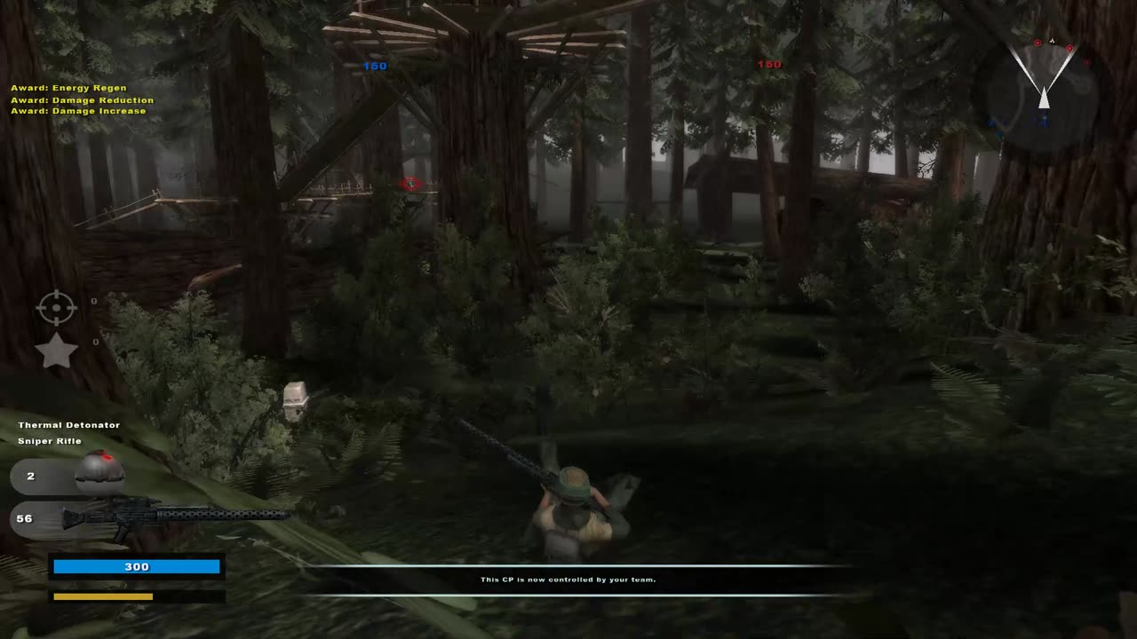 SWBFII 2005: Instant Action Conquest Endor Rebels Gameplay