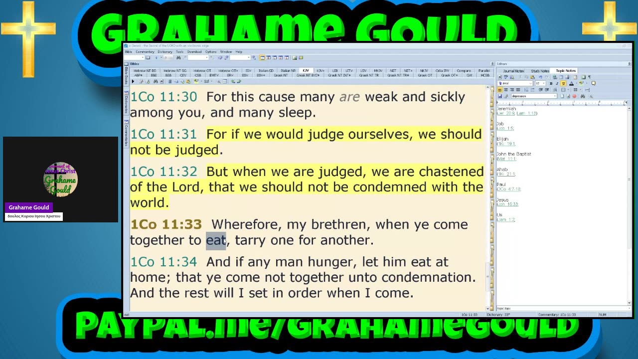Reviewing comments in side chat from Free Gracers, Calvinists and others