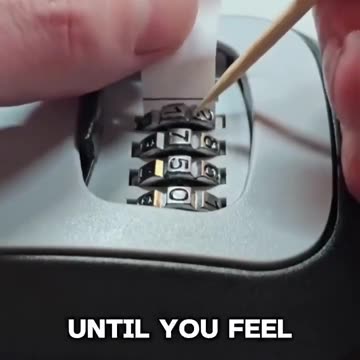 How to open any combination lock